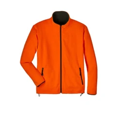 Fleece-Wendejacke Ulme oliv-orange Größe XL^Scheibler Best