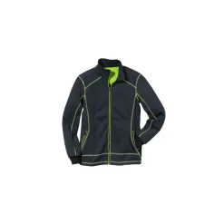 Scheibler Sweatjacke Professional dunkelgrau-neongrün Größe L