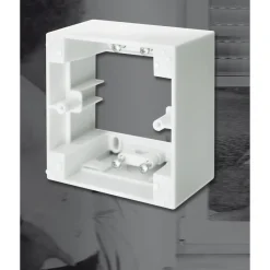 Aufputzrahmen eckig weiss*Schellenberg Hot