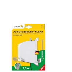 Aufschraubw Flexo Mini 7m weiß*Schellenberg Hot