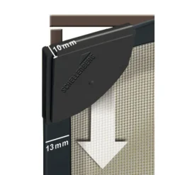 Schellenberg Insektenschutz-Magnetrahmen 100 x 120 cm anthrazit