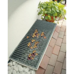 Lichtschacht-Gitter Sauberer Lichtschacht Aluminium 50 x 125 cm*Schellenberg Online