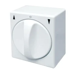 Tast-Rast-Drehschalter Aufputz weiß^Schellenberg Discount