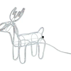 Schlauchbeleuchtung Rentier mit Schlitten