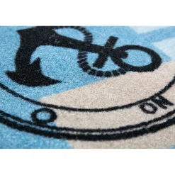 Schmutzfangmatte Welcome marine 39 x 58 cm blau^