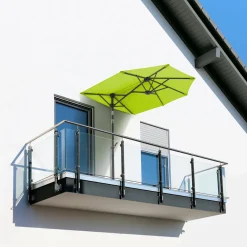 Schneider Schirme Sonnenschirm Salerno Mezza 150 x 150 cm apfelgrün