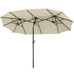 Sonnenschirm Salerno 300 x 150 cm Natur*Schneider Schirme Discount