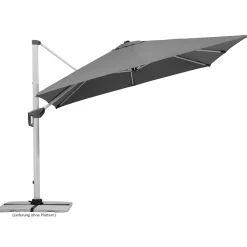 Schneider Schirme Sonnenschirm Monaco 300 x 300 cm granitgrau