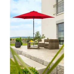 Sonnenschirm Sevilla Durchmesser 270 cm rot^Schneider Schirme Hot