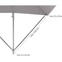 Schneider Schirme Windsicherung für Ampelschirme