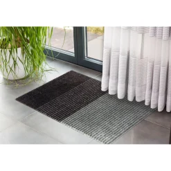 Schöner Wohnen Schmutzfangmatte „Manhattan“, Streifen/anthrazit-grau, 50x70 cm^Schöner Wohnen Farbe New