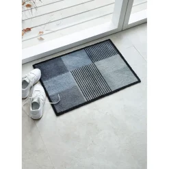 Schmutzfangmatte Manhattan 67x100 cm Geomix polartürkis*Schöner Wohnen Clearance