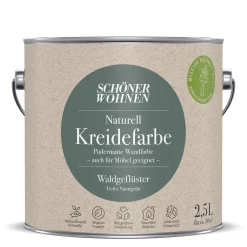 Naturell Kreidefarbe 2,5 L Waldgefluester*Schöner Wohnen Farbe New