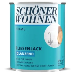 Schöner Wohnen Farbe Fliesenlack Home weiß glänzend 750 ml