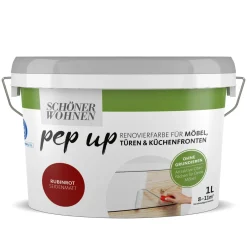 pep up rubinrot für Möbel Türen und Küchenfronten 1 L*Schöner Wohnen Farbe Online