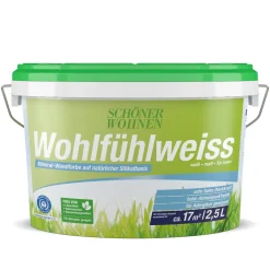 Schöner Wohnen Farbe Wohlfühlweiß 2,5 L