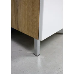 Schrank Maureen 1 Schubkasten 34 x 120 x 34 cm Grandson-Eiche-Nachbildung/weiß