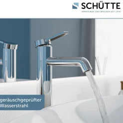 Schütte Aufsatzwaschtischarmatur „Los Angeles“ chrom Eco-Klick-Funktion