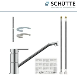 Schütte Spültischarmatur „Main“ chrom 360° schwenkbar