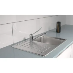 Schütte Spültischarmatur „Vital“ chrom mit Hygienegriff