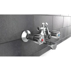 Schütte Wannenarmatur Savino,chrom,Zweigriff