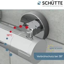 Schütte Wannenfüllarmatur „London“ chrom Thermostat