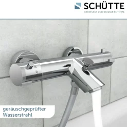 Schütte Wannenfüllarmatur „London“ chrom Thermostat