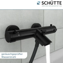 Wannenfüllarmatur „London“ Schwarz matt^Schütte