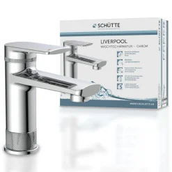 Schütte WT-Armatur Liverpool,chrom,Eco-Klick-