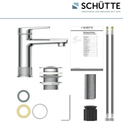 Schütte WT-Armatur Liverpool,chrom,Eco-Klick-