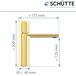 WT-Armatur New York,gold,Kartusche mit^Schütte Best
