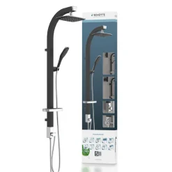 Überkopfbrause-Set Madagaskar schwarz^Schütte Best