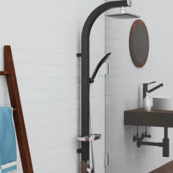 Überkopfbrause-Set Madagaskar schwarz^Schütte Best