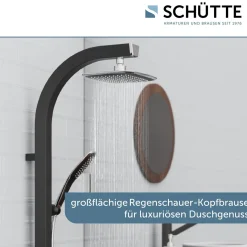 Überkopfbrause-Set Madagaskar schwarz^Schütte Best