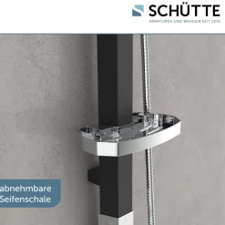 Überkopfbrause-Set Madagaskar schwarz^Schütte Best