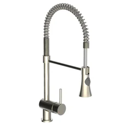 Design-Spültischarmatur Cornwall Spiralfeder Edelstahloptik*Schütte Hot