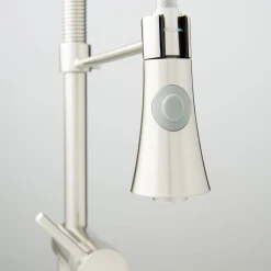 Design-Spültischarmatur Cornwall Spiralfeder Edelstahloptik*Schütte Hot