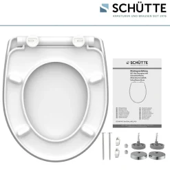 Schütte Duroplast HG WC-Sitz WATER LILY mit Absenkautomatik und Schnellverschluss