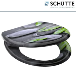 Duroplast WC-Sitz STONE mit Absenkautomatik und Schnellverschluss^Schütte Outlet