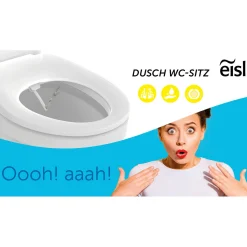 Schütte Dusch WC-Aufsatz mit Absenkautomatik und Schnellverschluss