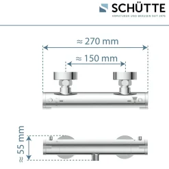 Schütte Duscharmatur London chrom