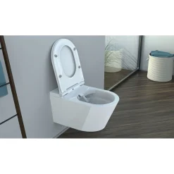 Dusch-WC-Set Cesari spülrandloser Bidet Toilettensitz*Schütte Sale