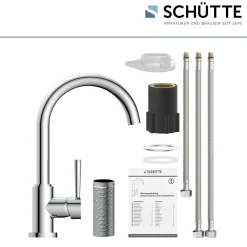 Küchenarmatur Cornwall Spültischarmatur chrom*Schütte Discount