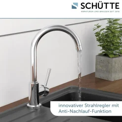 Küchenarmatur Cornwall Spültischarmatur chrom*Schütte Discount