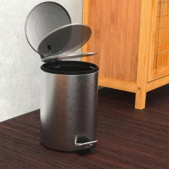 Kosmetik-Treteimer Edelstahl ca 3 l mit Absenkautomatik^Schütte Hot