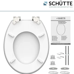 MDF HG WC-Sitz BLACK STONE mit Absenkautomatik^Schütte Sale