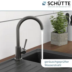 Schütte schwenkbare Küchenarmatur Cornwall graphit