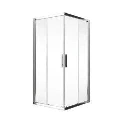 Schulte Duschwand Kristall Trend II Eckeinstieg 185 x 80 cm