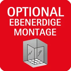 Duschwand MasterClass Eckeinstieg 4 teilig Montage auf Fliesen 200 x 89 cm^Schulte Clearance