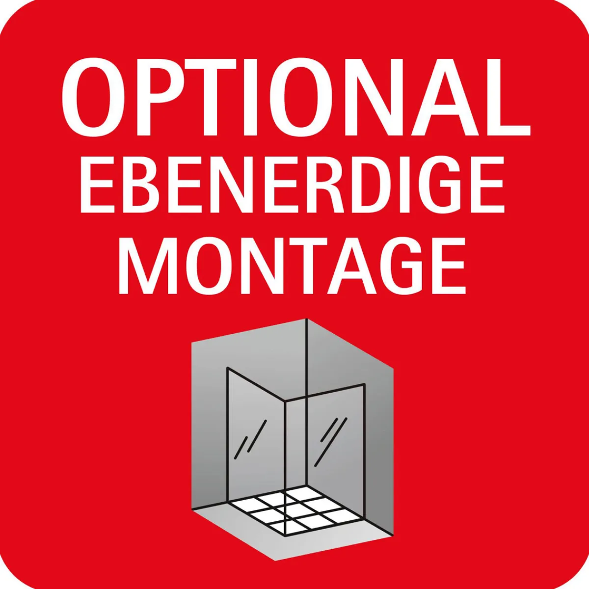 Eckdusche mit Drehtür Alexa Style 2.0 Alu Natur ESG chromfarben 90 x 90 cm*Schulte Sale